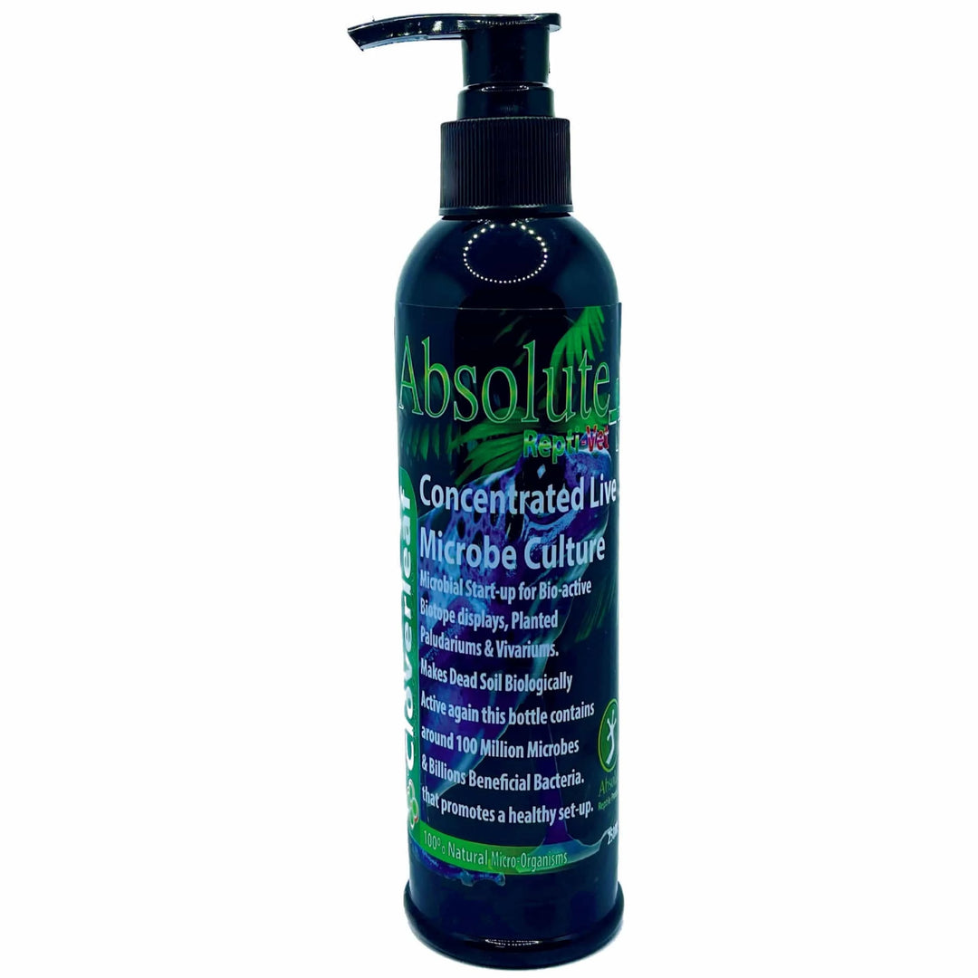 Absolute Repti-Vet Bio-Tope Live Microbe Culture Pump 250ml ReptileMedication Cloverleaf