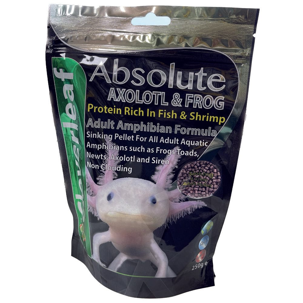 Adult Axolotl & Frog Diet 250g (4.5mm Sinking Pellets) Pond Supplies Cloverleaf