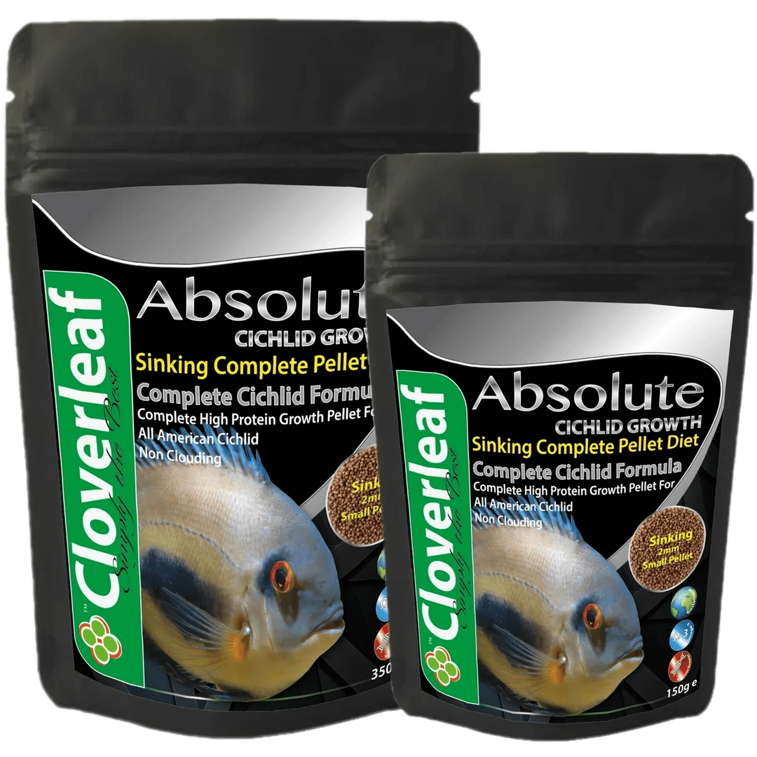Cloverleaf Cichlid Growth Diet 2mm Sinking Pellets Aquarium fish food Cloverleaf