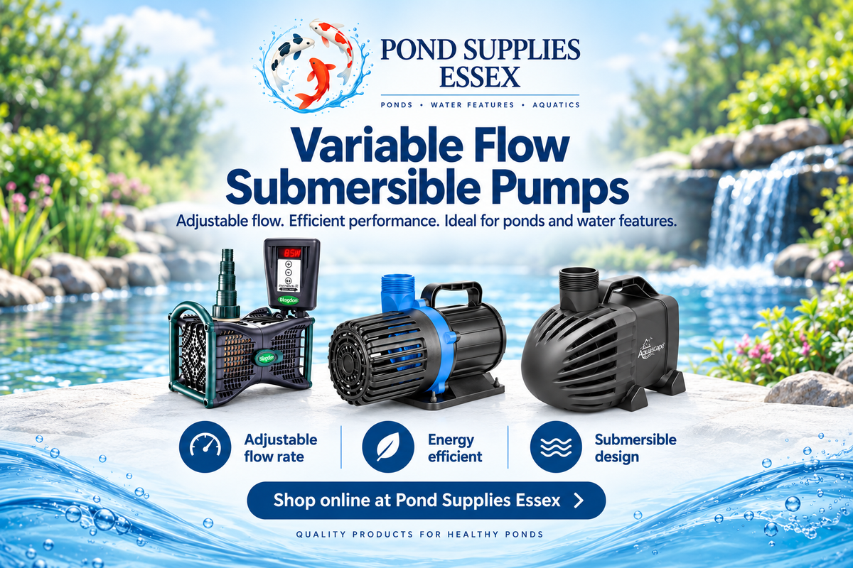 Variable Flow Submersible Pond Pumps: A Guide to Better Pond Flow
