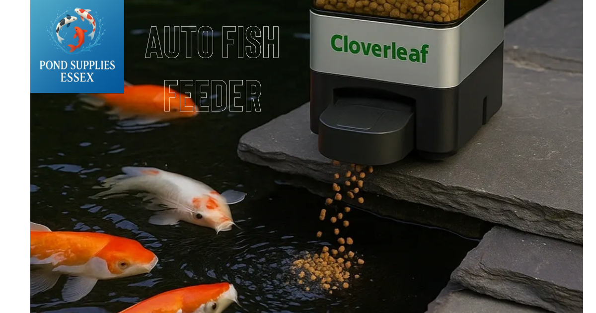 On holiday? Feed your koi automatically!