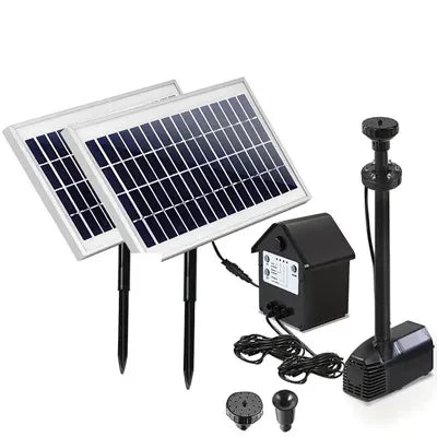 Solar koi pond pump range on PondSuppliesEssex online store 