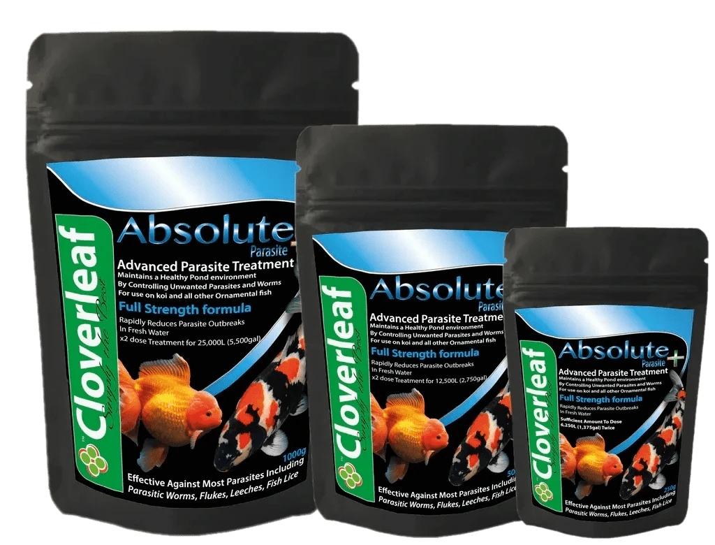 Absolute Parasite+ Treatment Pond Supplies Cloverleaf
