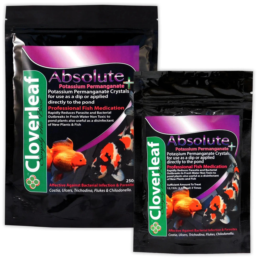 Absolute Potassium Permanganate (Crystals) Pond Supplies Cloverleaf