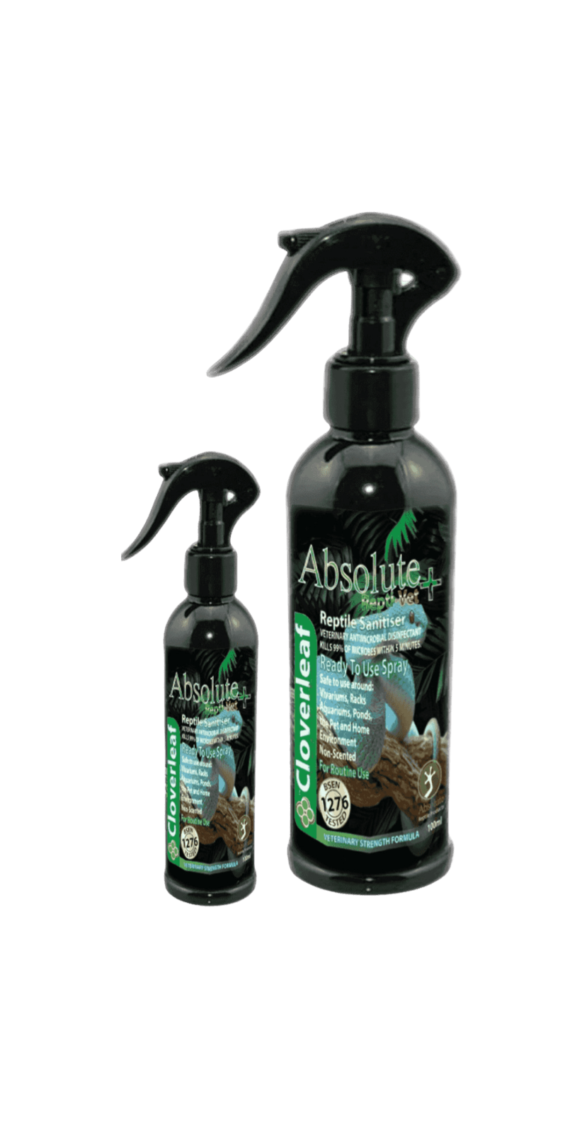 Absolute Repti-Vet Reptile Sanitiser Spray SanitiserSpray Cloverleaf