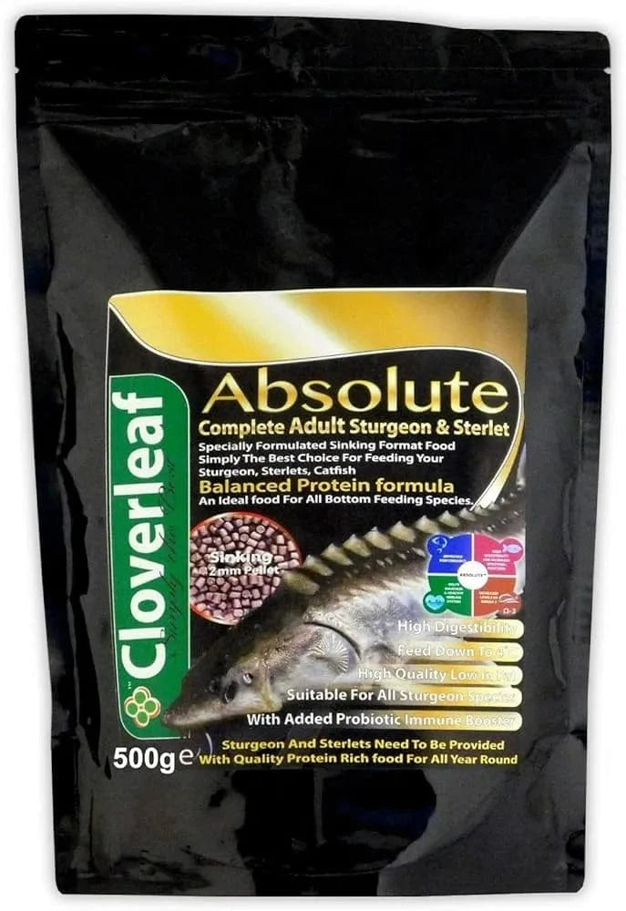 Absolute Sturgeon and Sterlet Fish Pellets Pond Supplies at Pond Supplies Essex Online Store 