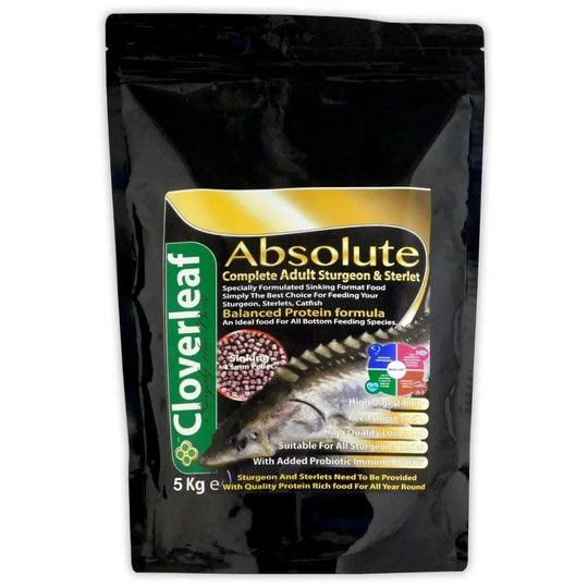 Absolute Sturgeon and Sterlet Fish Pellets Pond Supplies at Pond Supplies Essex Online Store 
