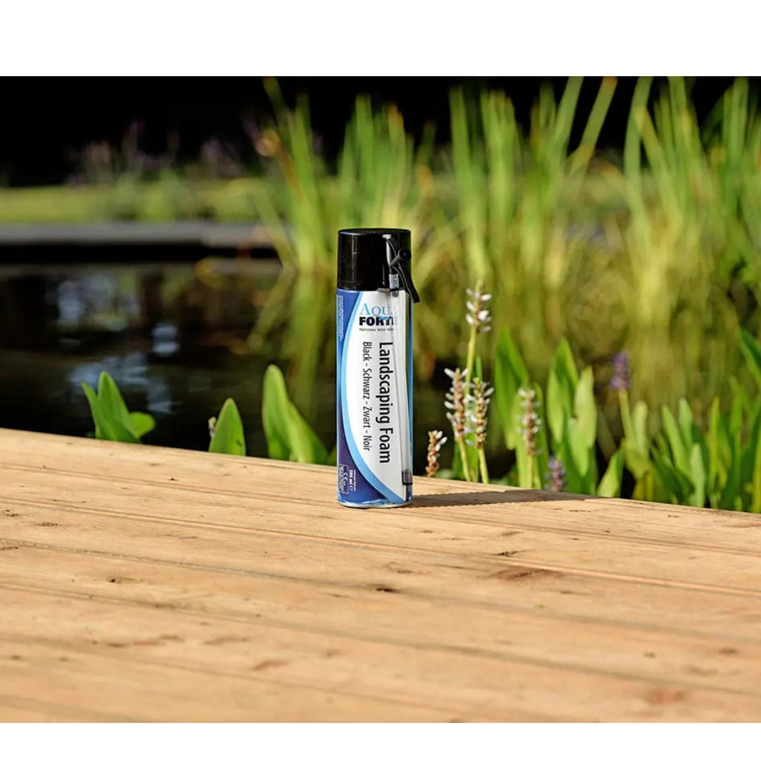 AquaForte Black Landscaping Foam – 500ml Aquatic Sealant at Pond Supplies Essex Online Store 