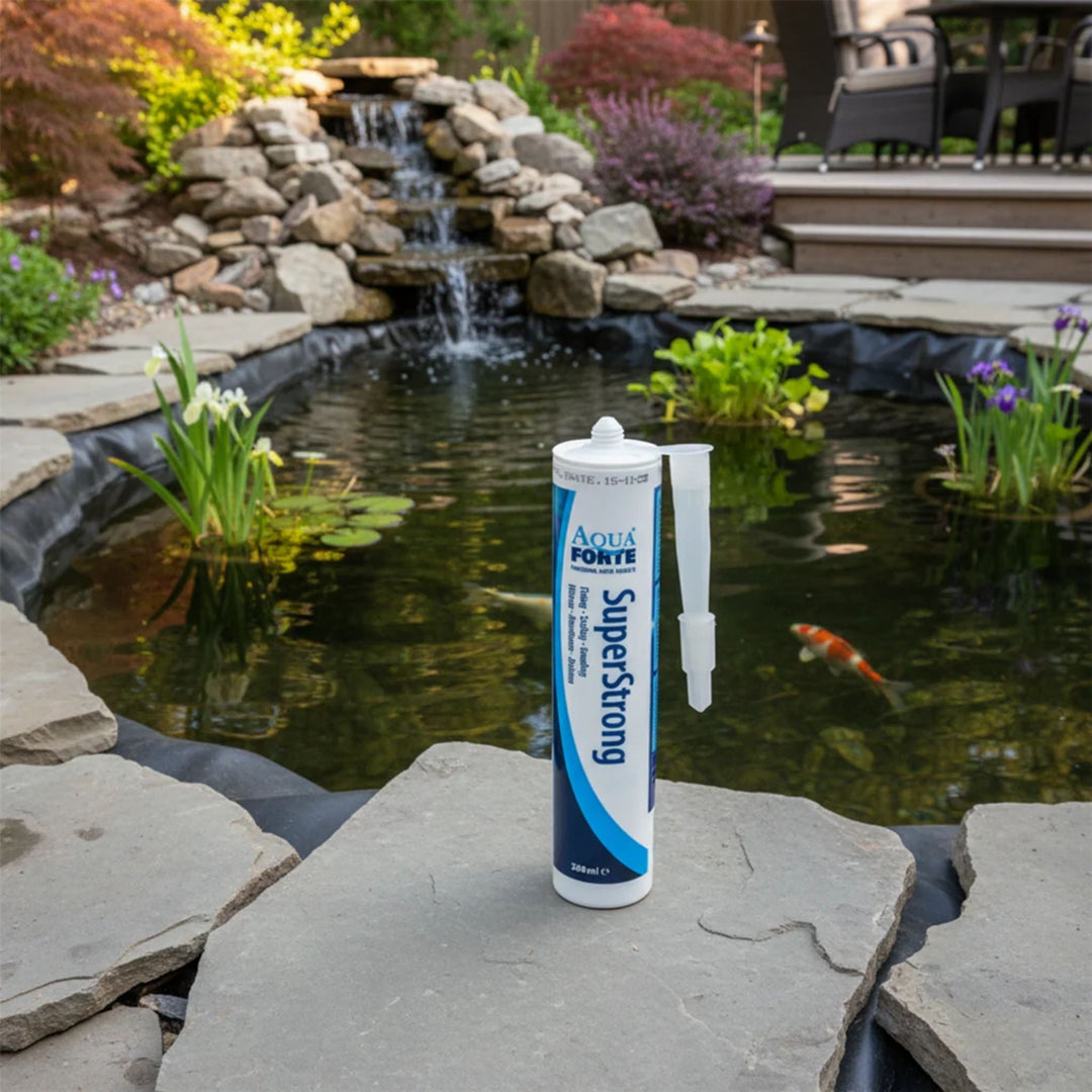 AquaForte SuperStrong Fix & Seal 290ml- Clear Aquatic Sealant at Pond Supplies Essex Online Store 