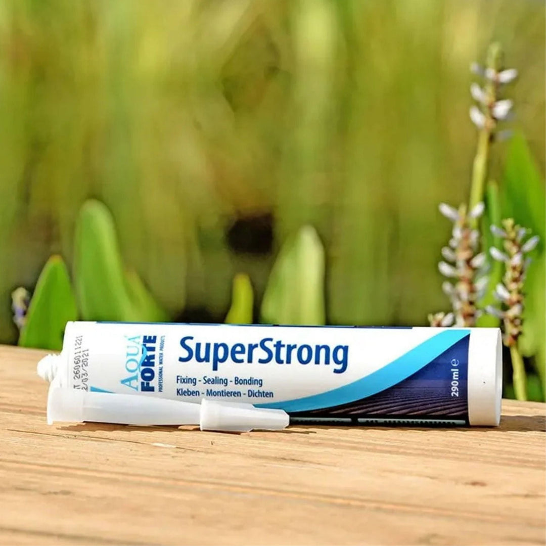 AquaForte SuperStrong Fix & Seal 290ml- Clear Aquatic Sealant at Pond Supplies Essex Online Store 
