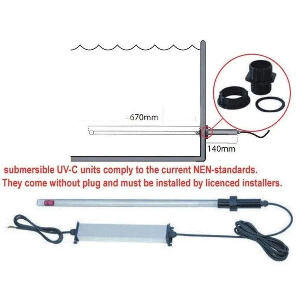 AquaForte T5 Submersible 75w UV Clarifier Uv Clarifier at Pond Supplies Essex Online Store 