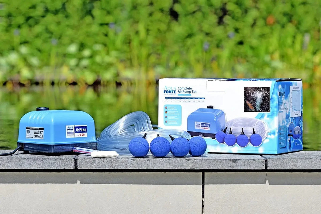 AquaForte V-Series Air Pump Flow Sets (With Line & Stones) Air pump Pond Supplies Essex 