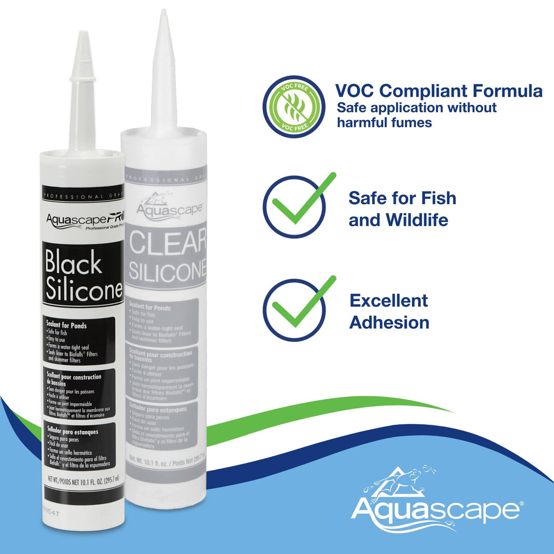 Aquascape Black Silicone Sealant 4.7oz (139ml) Aquatic Sealant at Pond Supplies Essex Online Store 