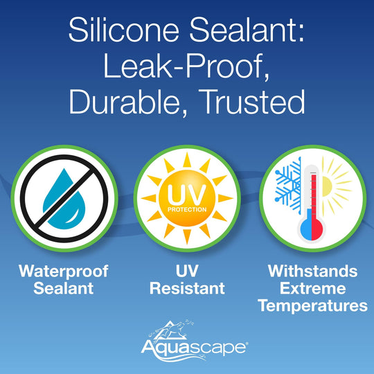 Aquascape Black Silicone Sealant 4.7oz (139ml) Aquatic Sealant at Pond Supplies Essex Online Store 