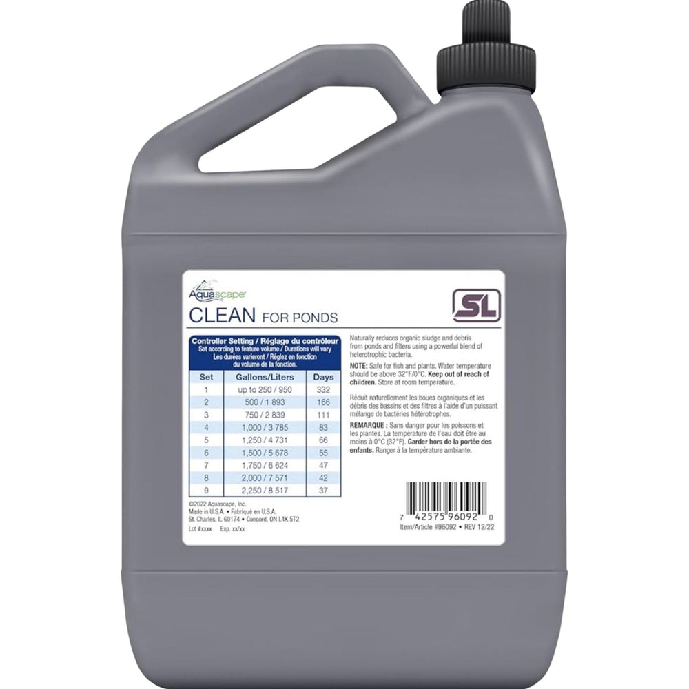 Aquascape Clean for Ponds SL – 1 Litre Pond Dosing System Formula at Pond Supplies Essex Online Store 