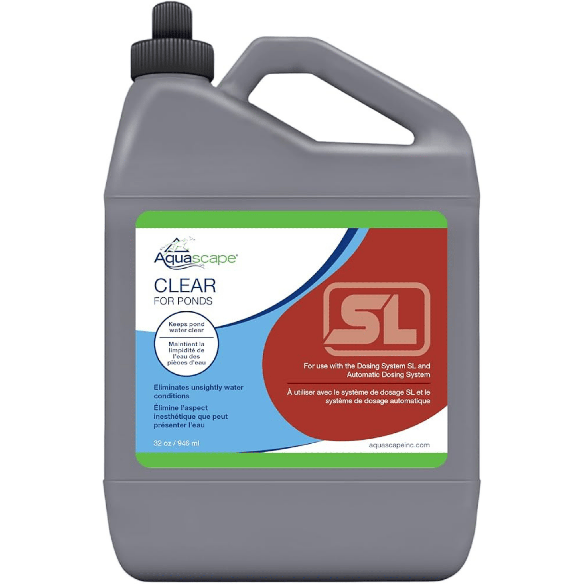 Aquascape Clear for Ponds SL – 1 Litre Pond Dosing System Formula at Pond Supplies Essex Online Store 