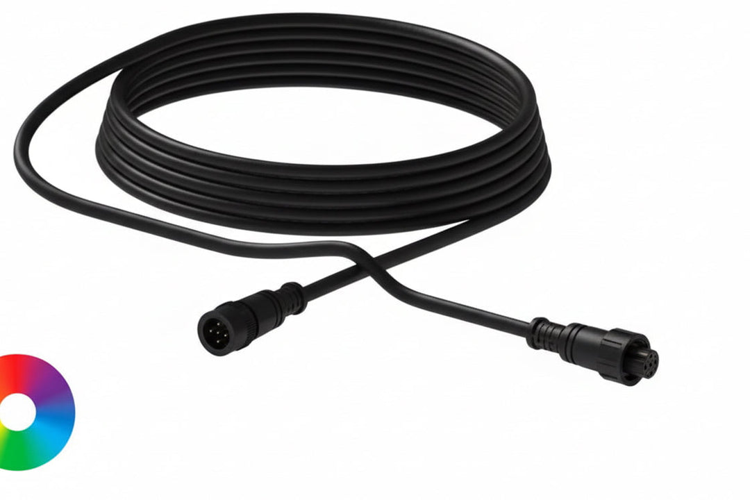 Aquascape Colour-Changing Low Voltage Extension Cables 25ft (7.6m) (12V) Extension Cable at Pond Supplies Essex Online Store 