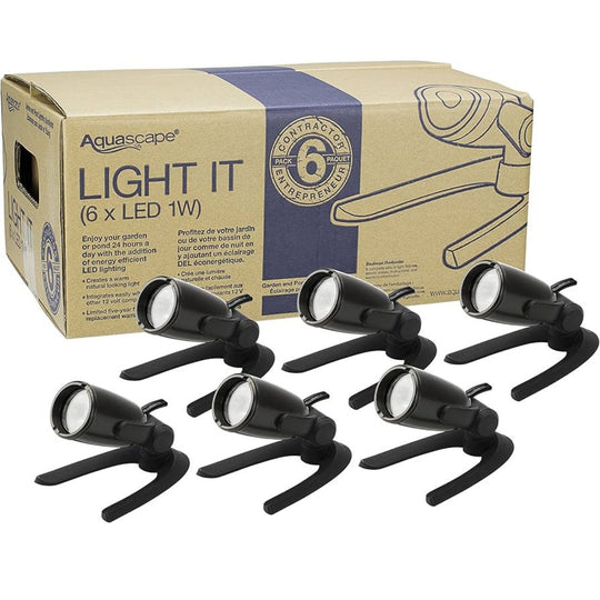 Aquascape Garden and Pond Spotlight – 12V – 1W – 3000K (30°) Pond lighting at Pond Supplies Essex Online Store 