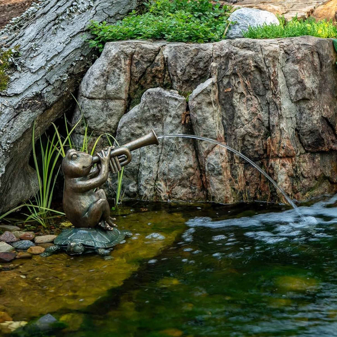 Aquascape Jazz Frog Pond Water Spitter Pond Water Spitter at Pond Supplies Essex Online Store 