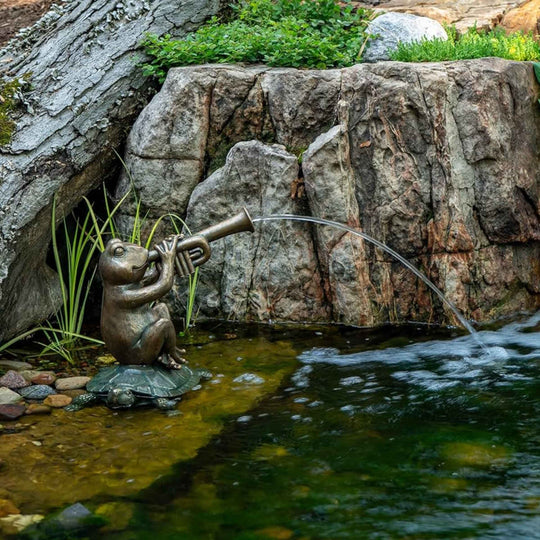 Aquascape Jazz Frog Pond Water Spitter Pond Water Spitter at Pond Supplies Essex Online Store 