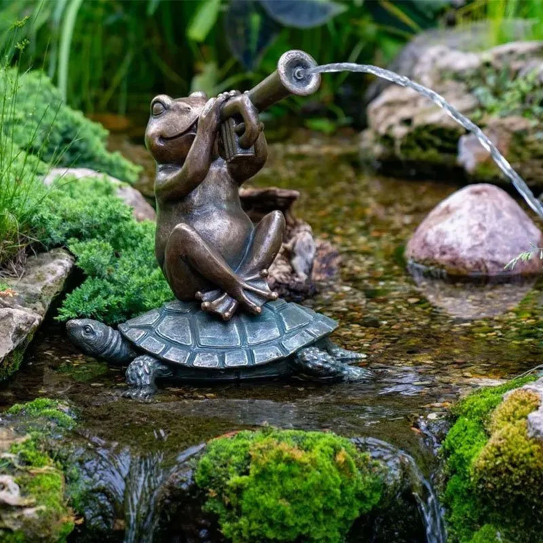 Aquascape Jazz Frog Pond Water Spitter Pond Water Spitter at Pond Supplies Essex Online Store 