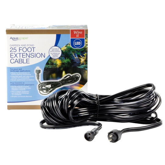 Aquascape Low Voltage Extension Cables – 1-Outlet & 5-Outlets (7.6m / 25ft) Extension Cable at Pond Supplies Essex Online Store 