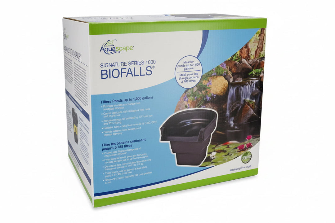 Aquascape Signature Series BioFalls 1000 & 2500 Waterfall Filter at Pond Supplies Essex Online Store 