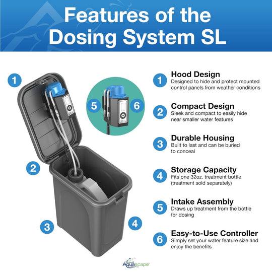 Aquascape SL automatic pond & water Feature dosing system Pond Dosing System at Pond Supplies Essex Online Store 