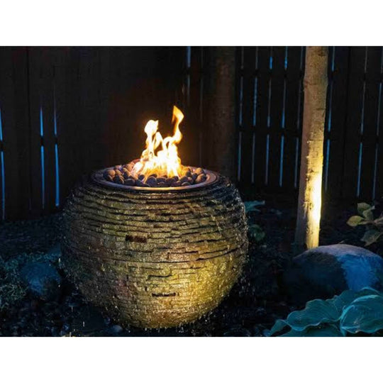 Aquascape Stacked Slate Sphere Fountain Kits Fountain Kit at Pond Supplies Essex Online Store 