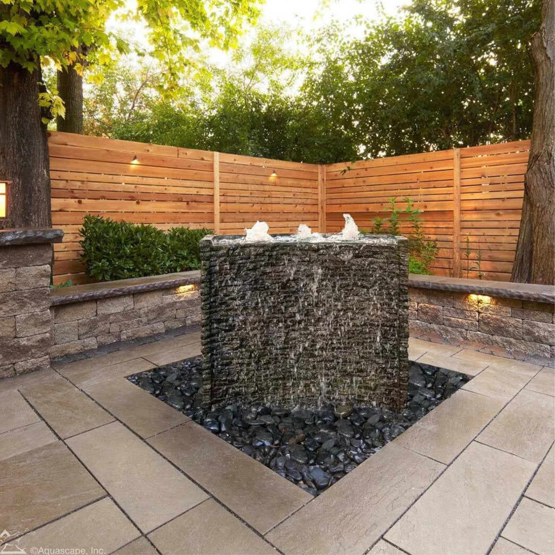 Aquascape Stacked Slate Spillway Wall Fountain Kit (81cm / 32”) Fountain Kit at Pond Supplies Essex Online Store 