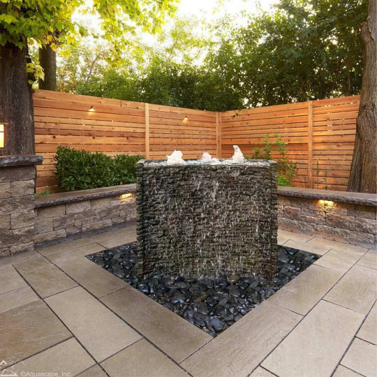 Aquascape Stacked Slate Spillway Wall Fountain Kit (81cm / 32”) Fountain Kit at Pond Supplies Essex Online Store 