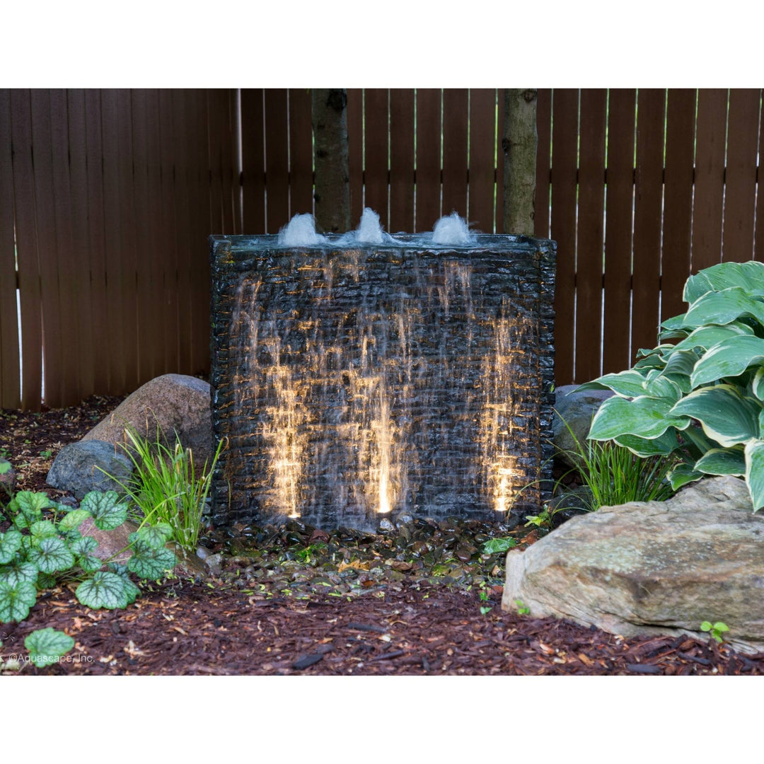 Aquascape Stacked Slate Spillway Wall Fountain Kit (81cm / 32”) Fountain Kit at Pond Supplies Essex Online Store 