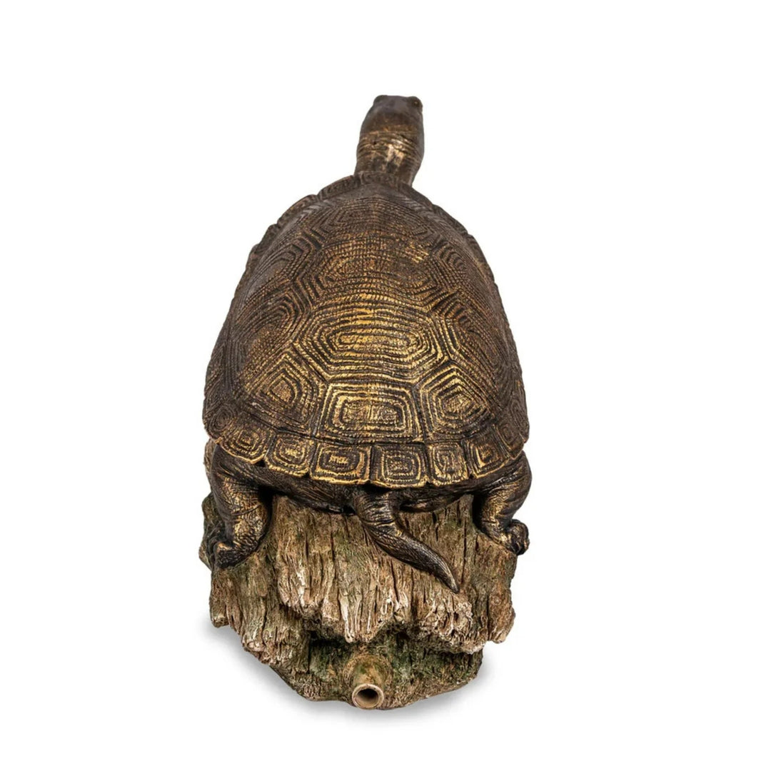 Aquascape Turtle on Log Pond Water Spitter Pond Water Spitter at Pond Supplies Essex Online Store 