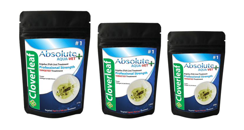 Argulus (Fish Lice) AquaVet Treatment Pond Supplies Cloverleaf