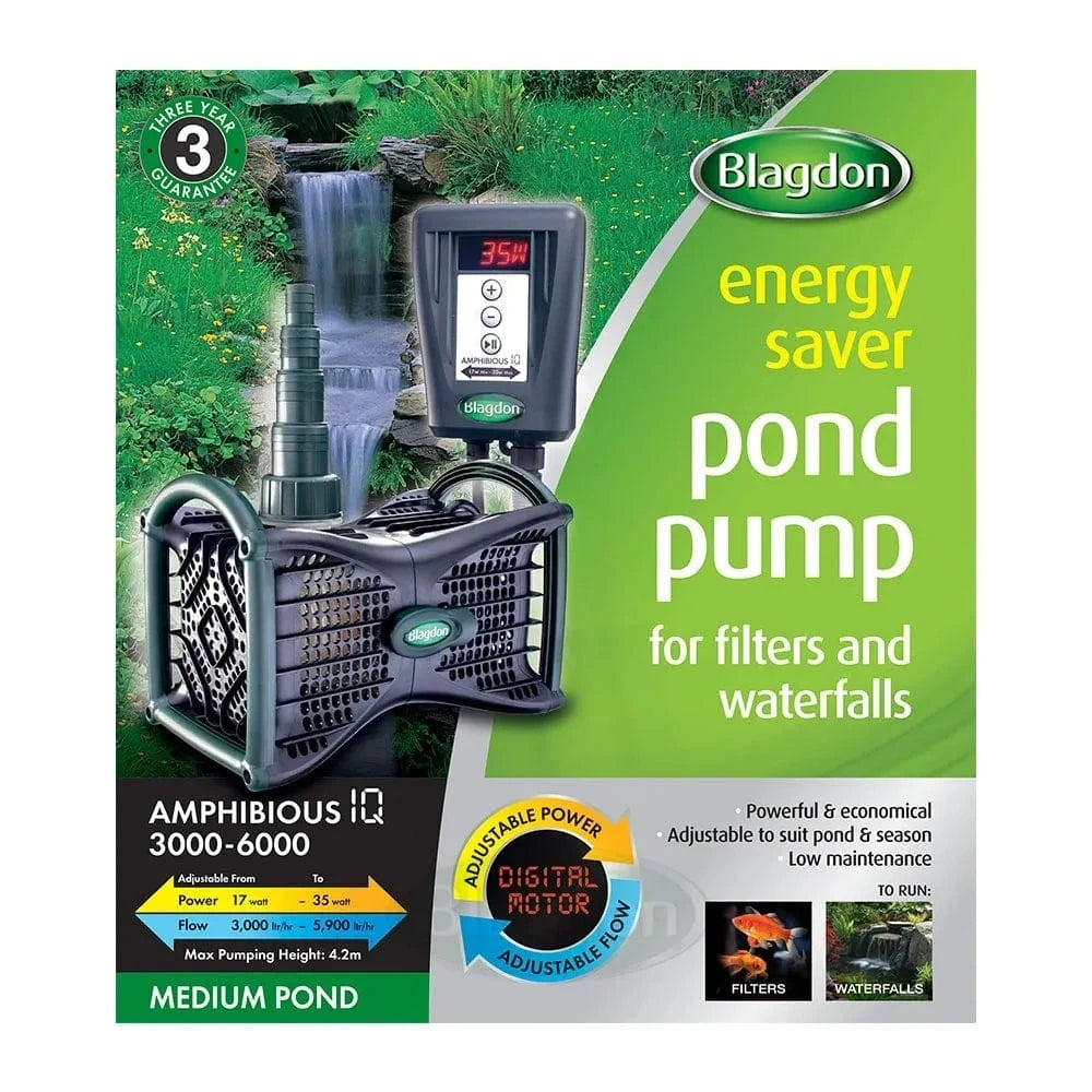 BLAGDON AMPHIBIOUS IQ SUBMERSIBLE PUMP (2250-12000LPH) Pond pump Sks Wholesale