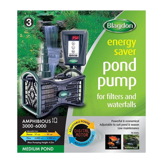 BLAGDON AMPHIBIOUS IQ SUBMERSIBLE PUMP (2250-12000LPH) Pond pump Sks Wholesale