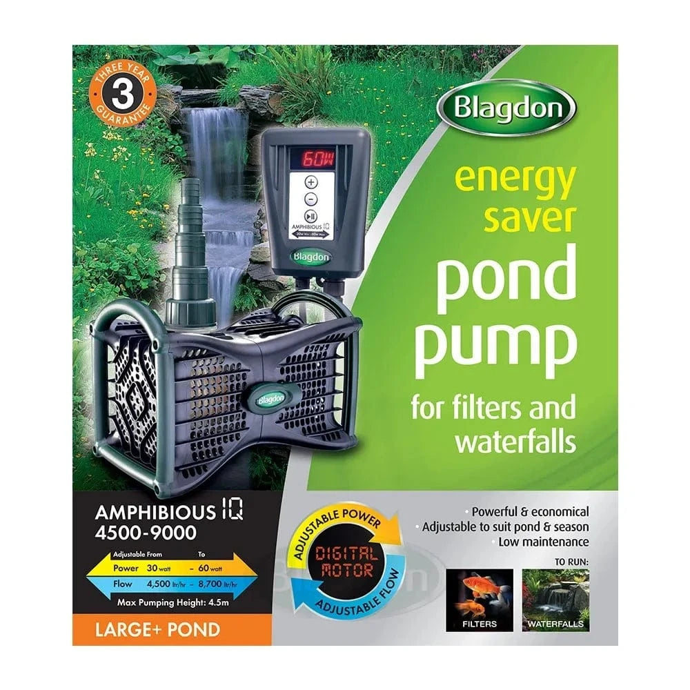 BLAGDON AMPHIBIOUS IQ SUBMERSIBLE PUMP (2250-12000LPH) Pond pump Sks Wholesale
