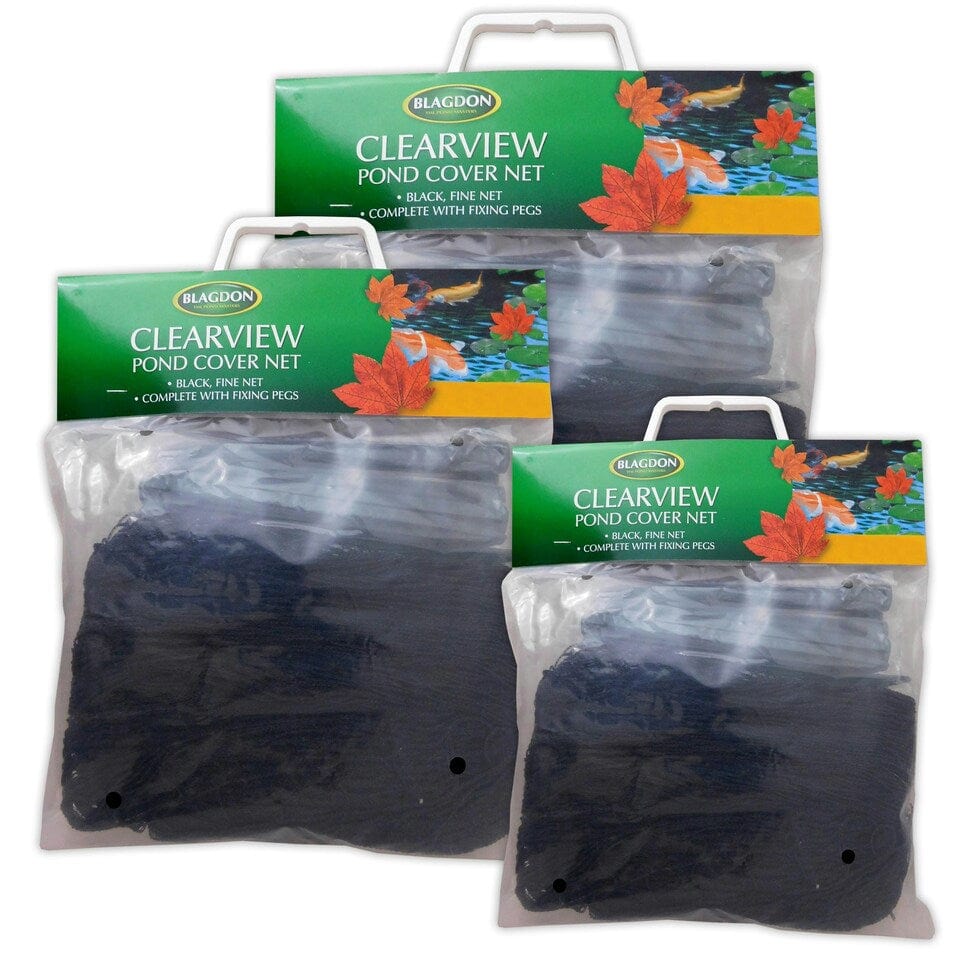 Blagdon ClearView Black Pond Cover Nets PondCover Net Landscape Plus
