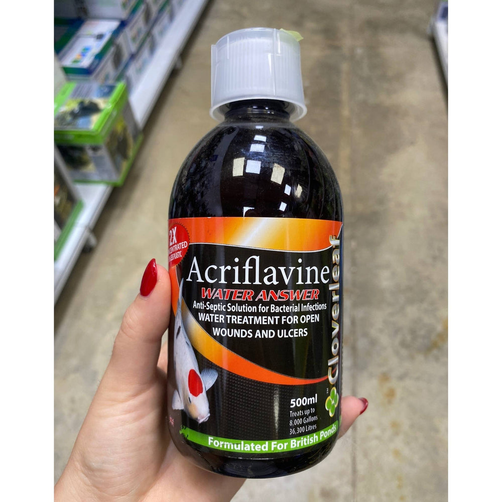 Cloverleaf 2x Concentrate Acriflavine Answer 2xConcentrateTreatment at Pond Supplies Essex Online Store 