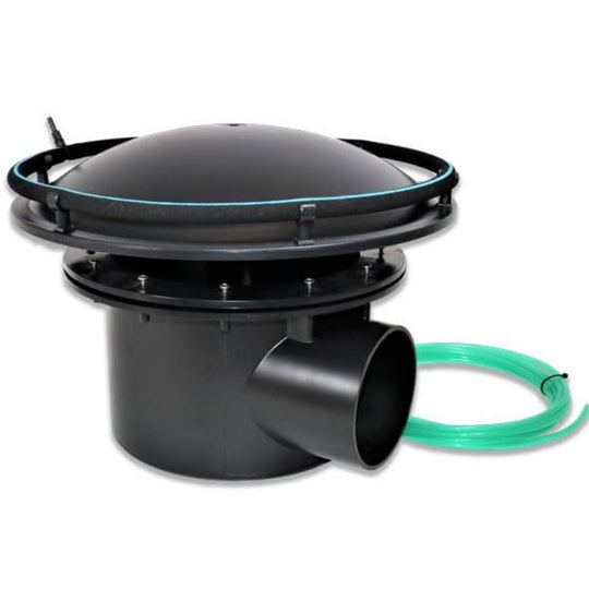 Cloverleaf 9" x 4" Bottom Drain with Air Ring Bottom Drain with Air Ring at Pond Supplies Essex Online Store 