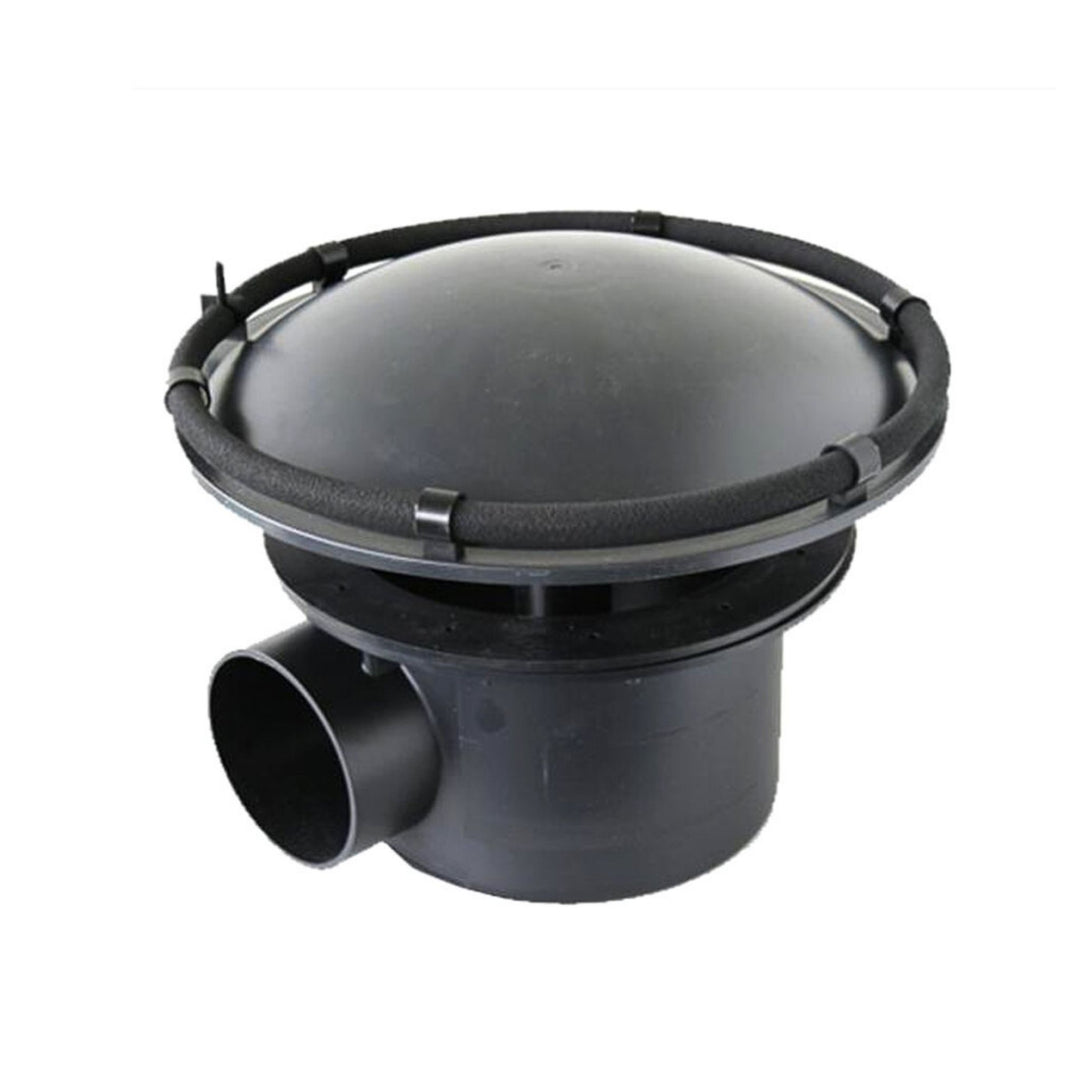 Cloverleaf 9" x 4" Bottom Drain with Air Ring Bottom Drain with Air Ring at Pond Supplies Essex Online Store 