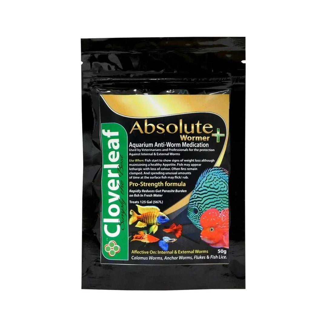 Cloverleaf Absolute Aquarium Anti-Worm Treatment 50g AquariumWaterTreatment Cloverleaf