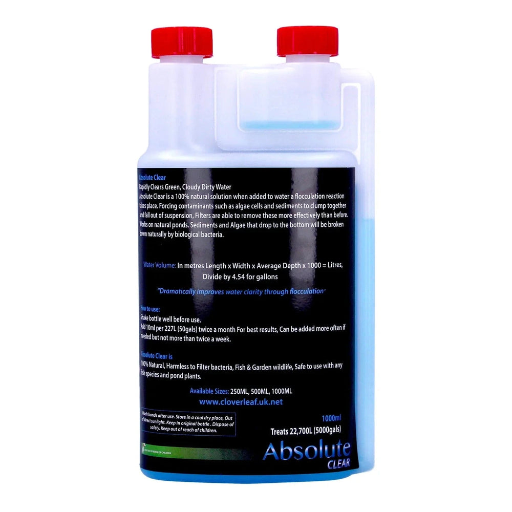 Cloverleaf Absolute Clear Water Flocculant Pond Supplies Essex 