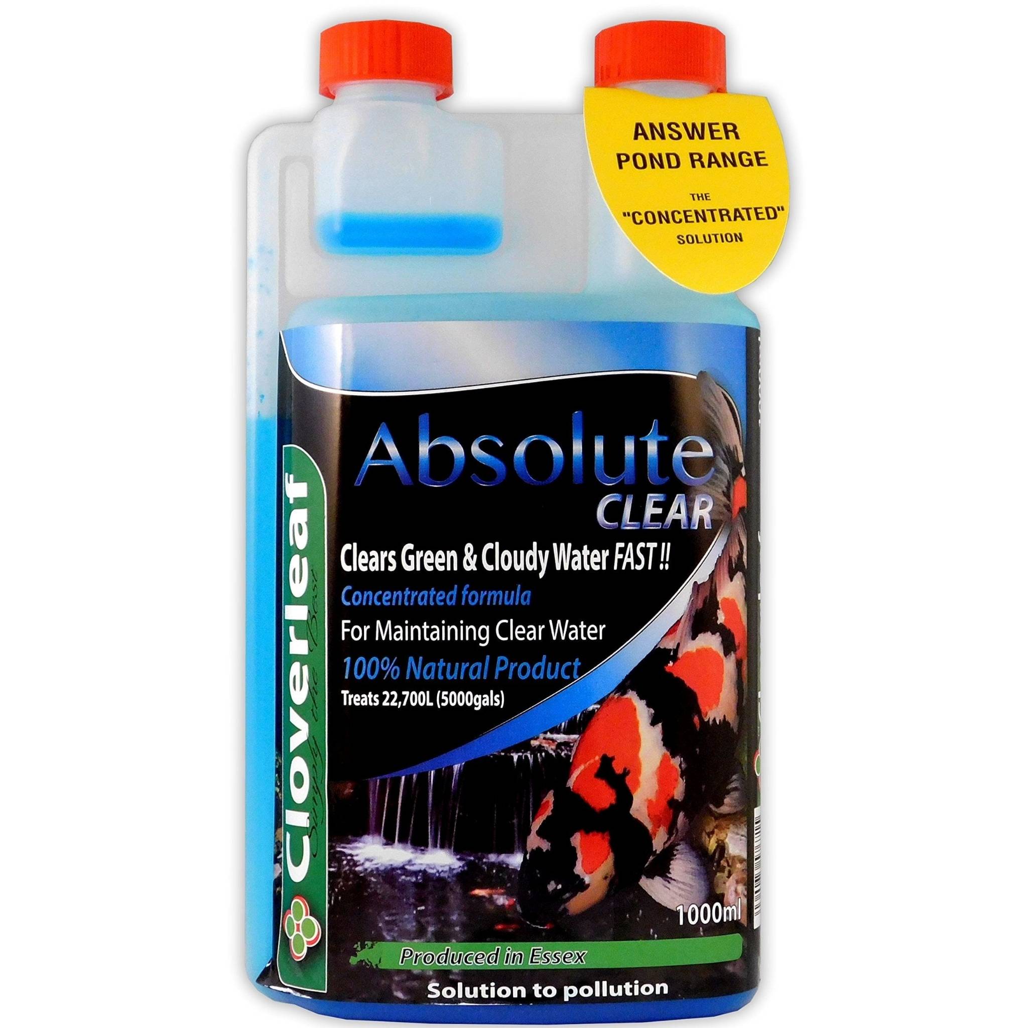 Cloverleaf Absolute Clear Water Flocculant at Pond Supplies Essex Online Store 