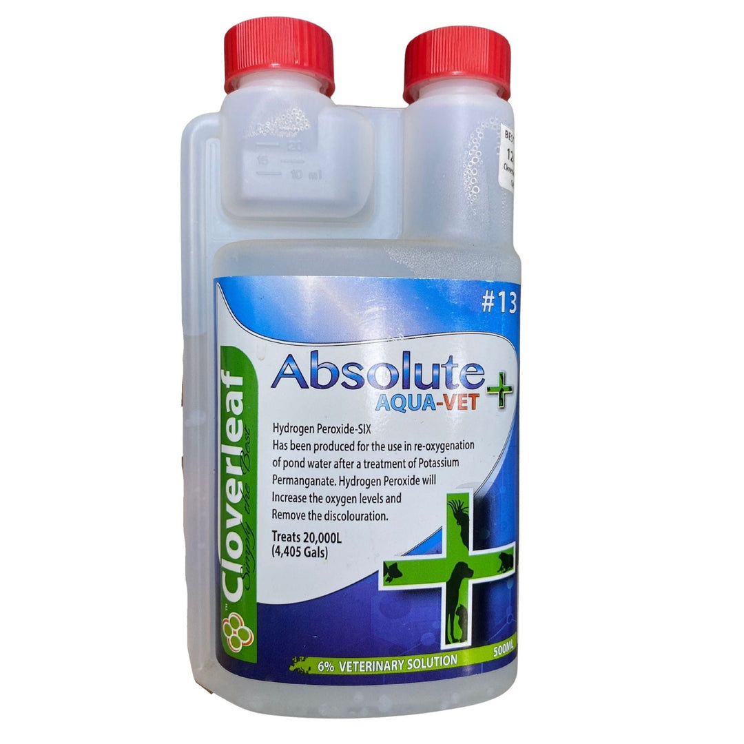 Cloverleaf Absolute Hydrogen Peroxide Six Treatment WaterConditioner at Pond Supplies Essex Online Store 