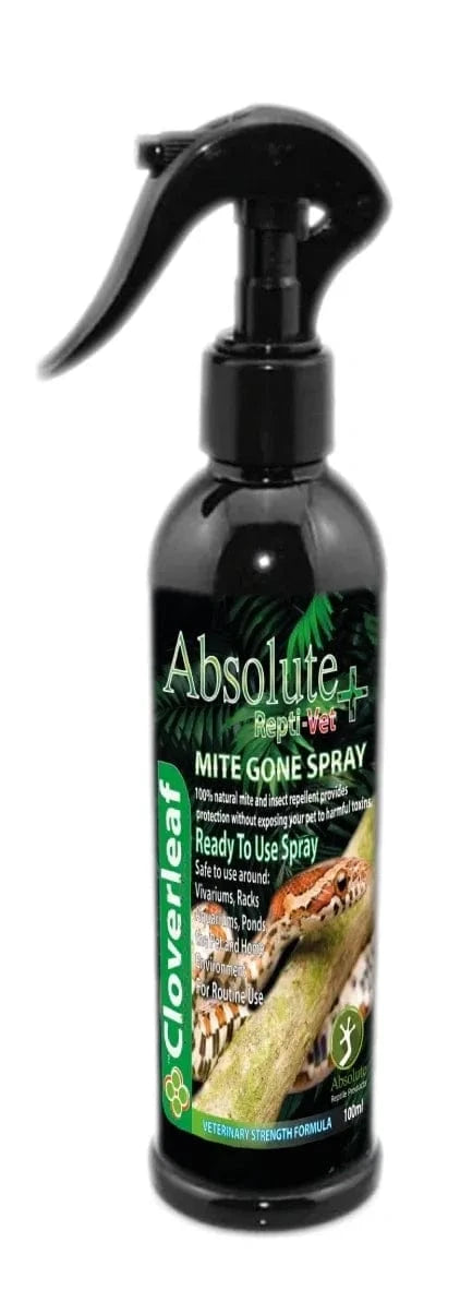 Cloverleaf Absolute Repti-Vet Mite Gone Spray 100ml ReptileMedication Cloverleaf