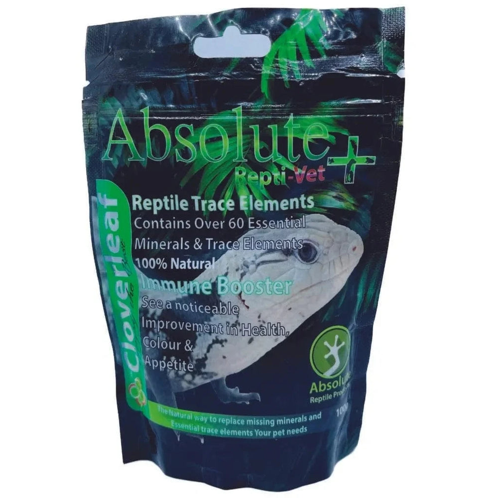 Cloverleaf Absolute Repti-Vet Trace Elements 100g ReptileMedication Pond Supplies Essex