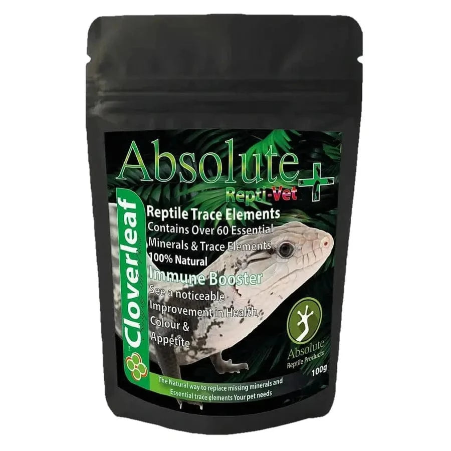 Cloverleaf Absolute Repti-Vet Trace Elements 100g ReptileMedication Pond Supplies Essex