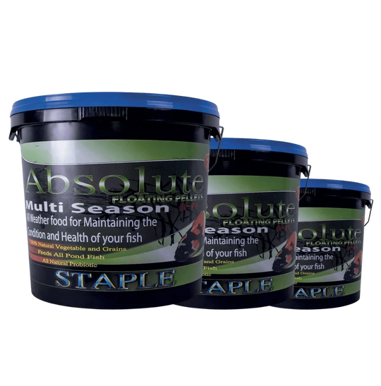 Cloverleaf Absolute Staple Fish Pellets FishFood at Pond Supplies Essex Online Store 