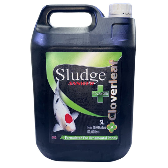 Cloverleaf Advanced Sludge Answer Treatment WaterConditioner at Pond Supplies Essex Online Store 